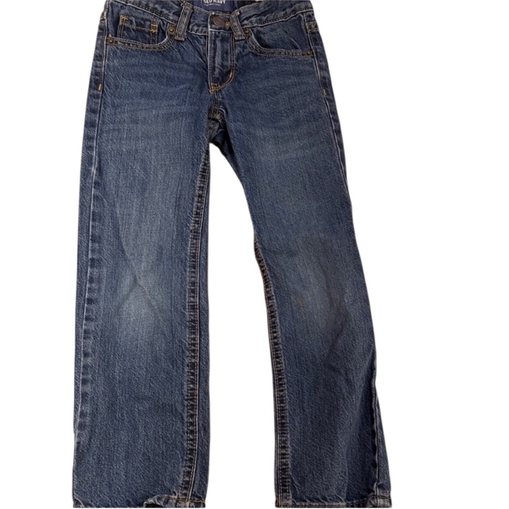 5 for $25 Old Navy Blue Straight Denim Jeans kids size 6 slim